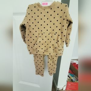 Zara Baby Matching Polka Dot Set 9-12 months